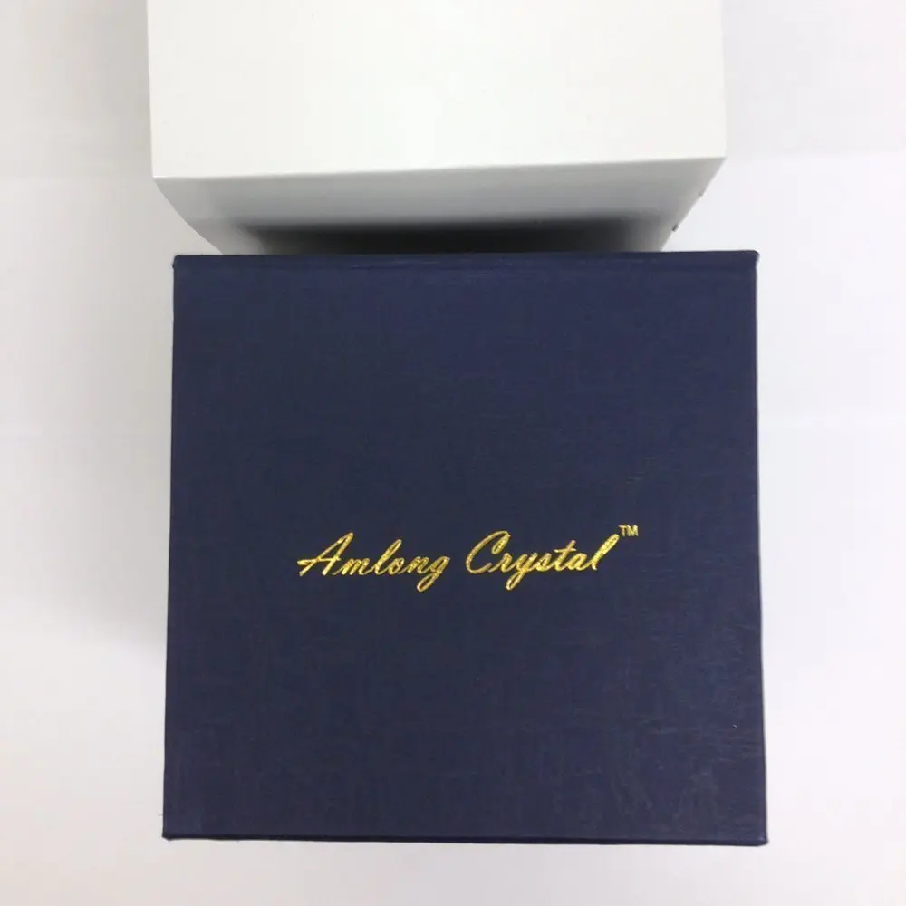 Amlong Crystal Iridescent Pyramid Rainbow Colors 4.5 Inches Tall Gift Box | Harmonizes & Clears Negativity - view 3