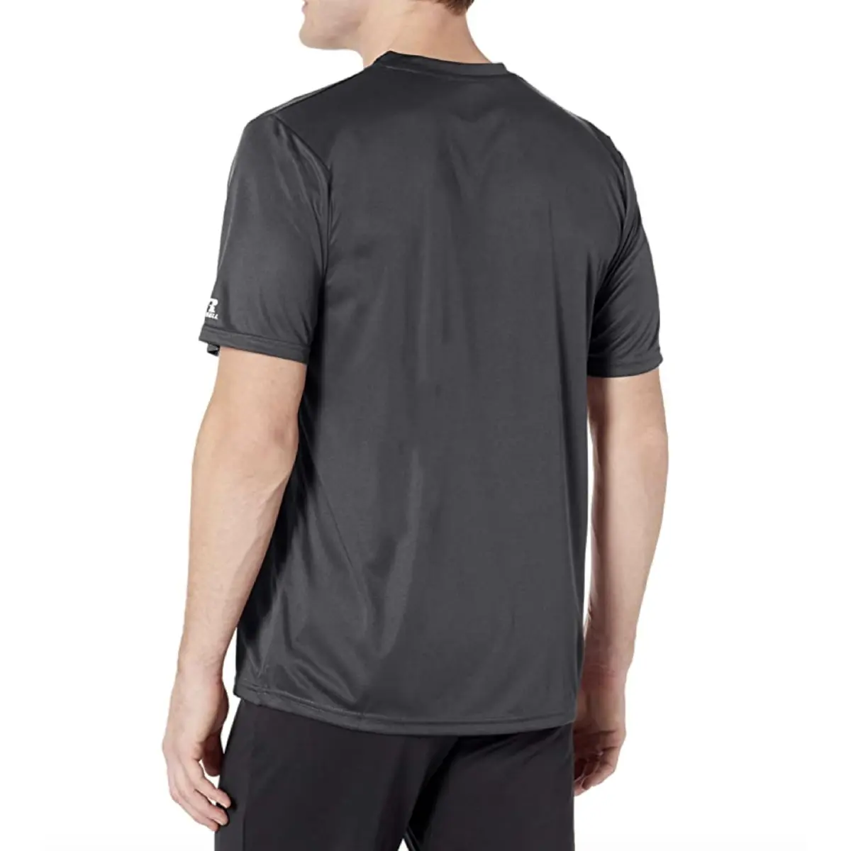 Russell Athletic Men's Short Sleeve Performance T-Shirt in Stealth 3X-Large | Moisture-Wicking, UV Protection, Odor Control - view 4