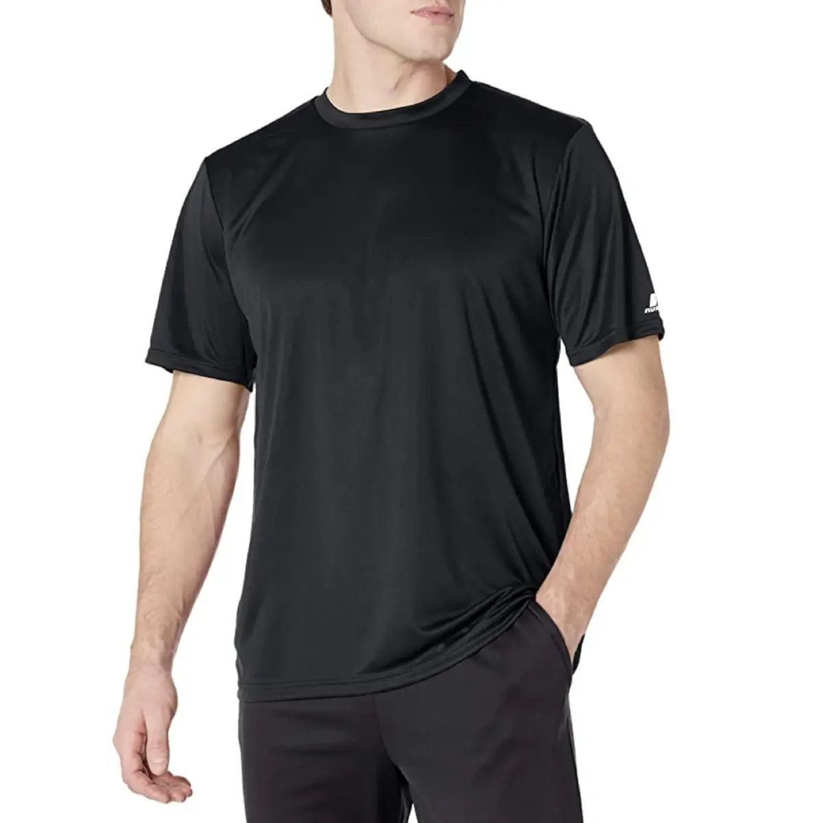 Russell Athletic Men's Short Sleeve Performance T-Shirt, Black, 3X-Large | Moisture-Wicking, UPF 30+ for Active Men - view 2