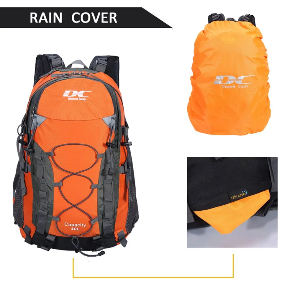 Diamond Candy 40L Hiking Backpack Waterproof Daypack for Men and Women | Lightweight, Breathable & Multiple Pockets - view 5