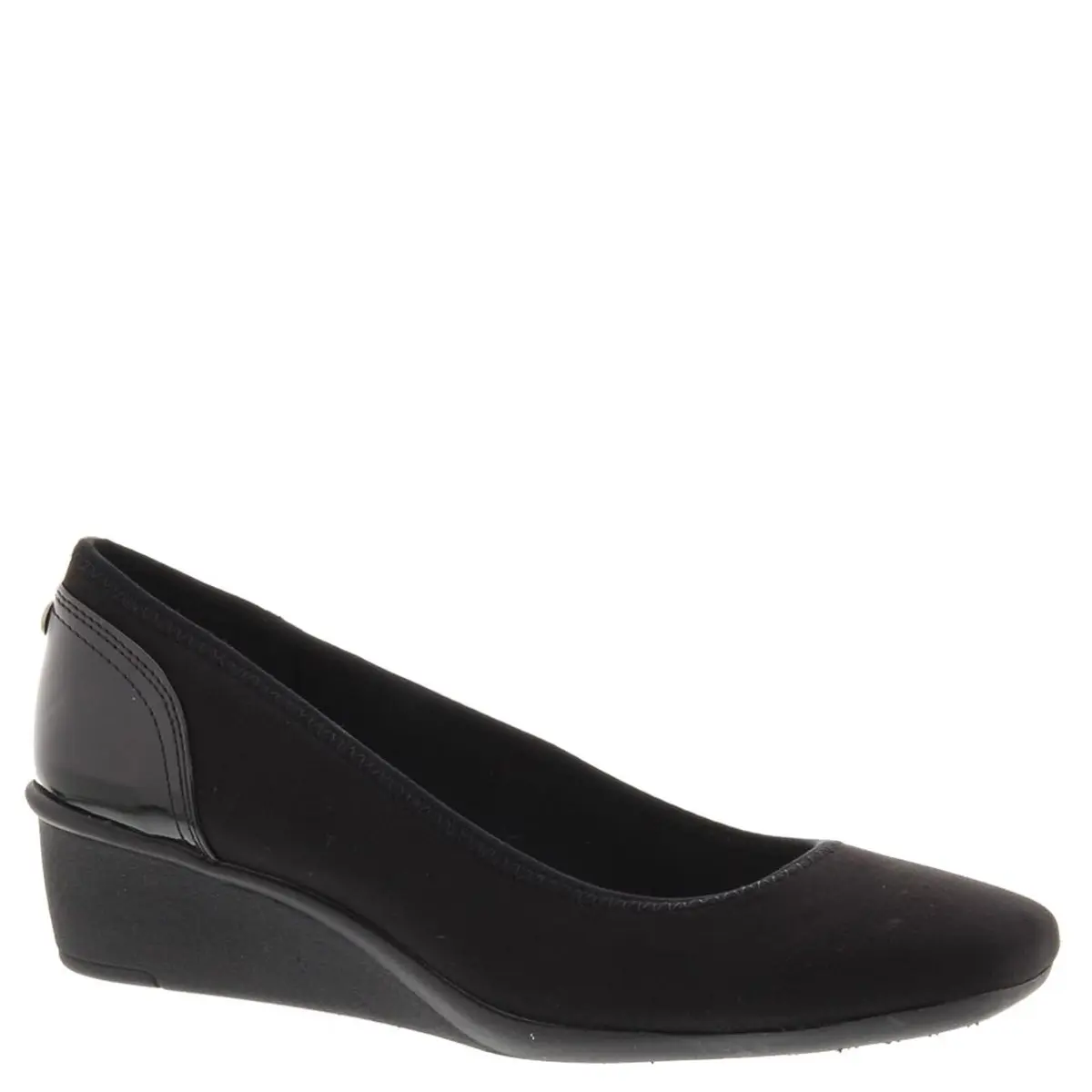 Anne Klein Wisher Wedge for Women 5.5 M | Patent Heel Overlay, Rubber Outsole - main product image