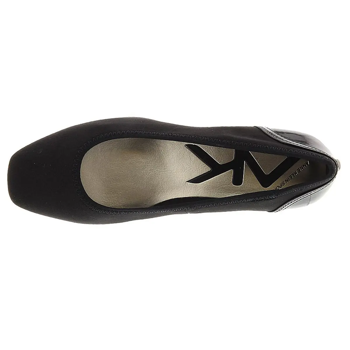 Anne Klein Wisher Wedge for Women 5.5 M | Patent Heel Overlay, Rubber Outsole - view 2