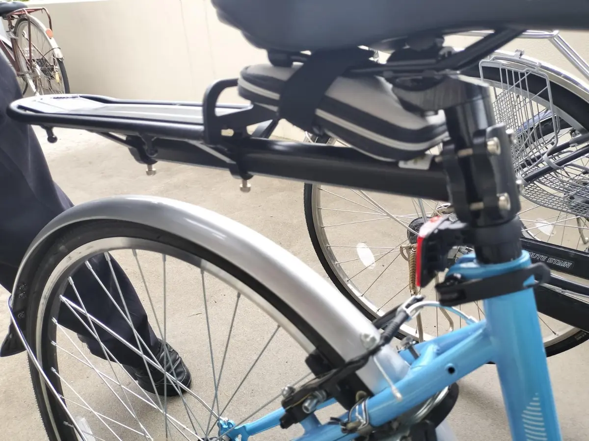 Outtag Bike Rear Rack Aluminum Alloy Bicycle Cargo Rack Max Weight 22lb | Durable & Adjustable - view 5