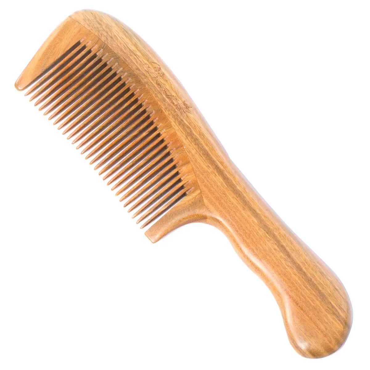 Breezelike Fine Tooth Wooden Hair Comb 7.1" | Detangling & Anti-Static - main product image