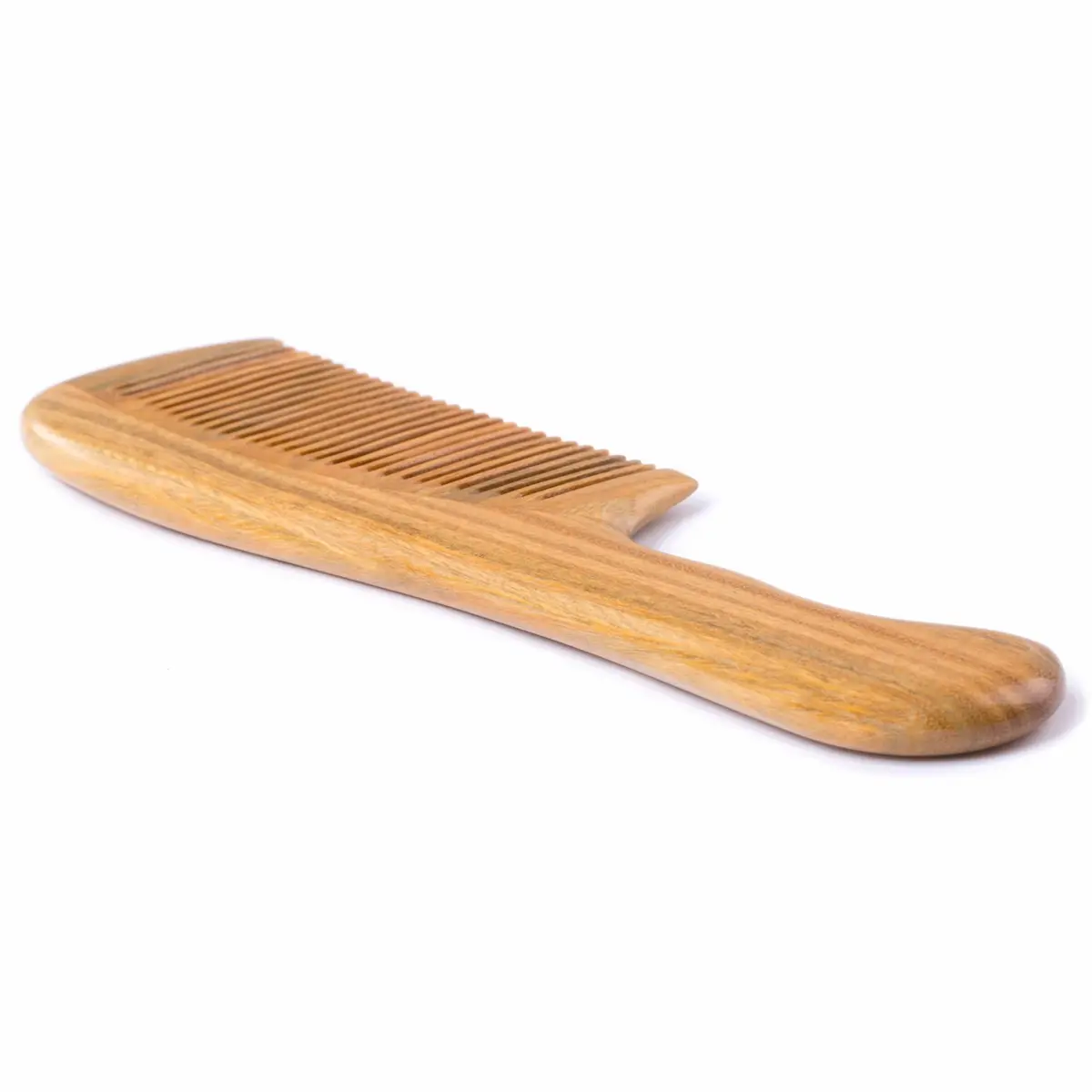 Breezelike Fine Tooth Wooden Hair Comb 7.1" | Detangling & Anti-Static - view 4