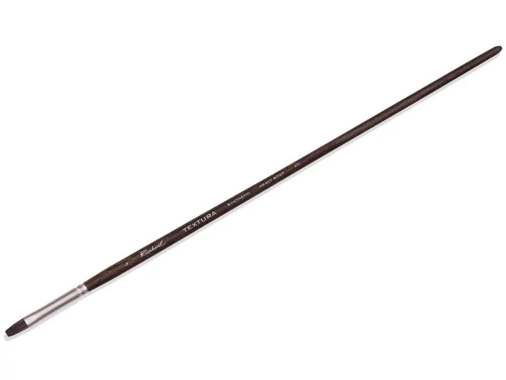 Raphael Textura 870 Flat Brush Size 2 | Impasto & Thick Paint Synthetic Bristle - main product image