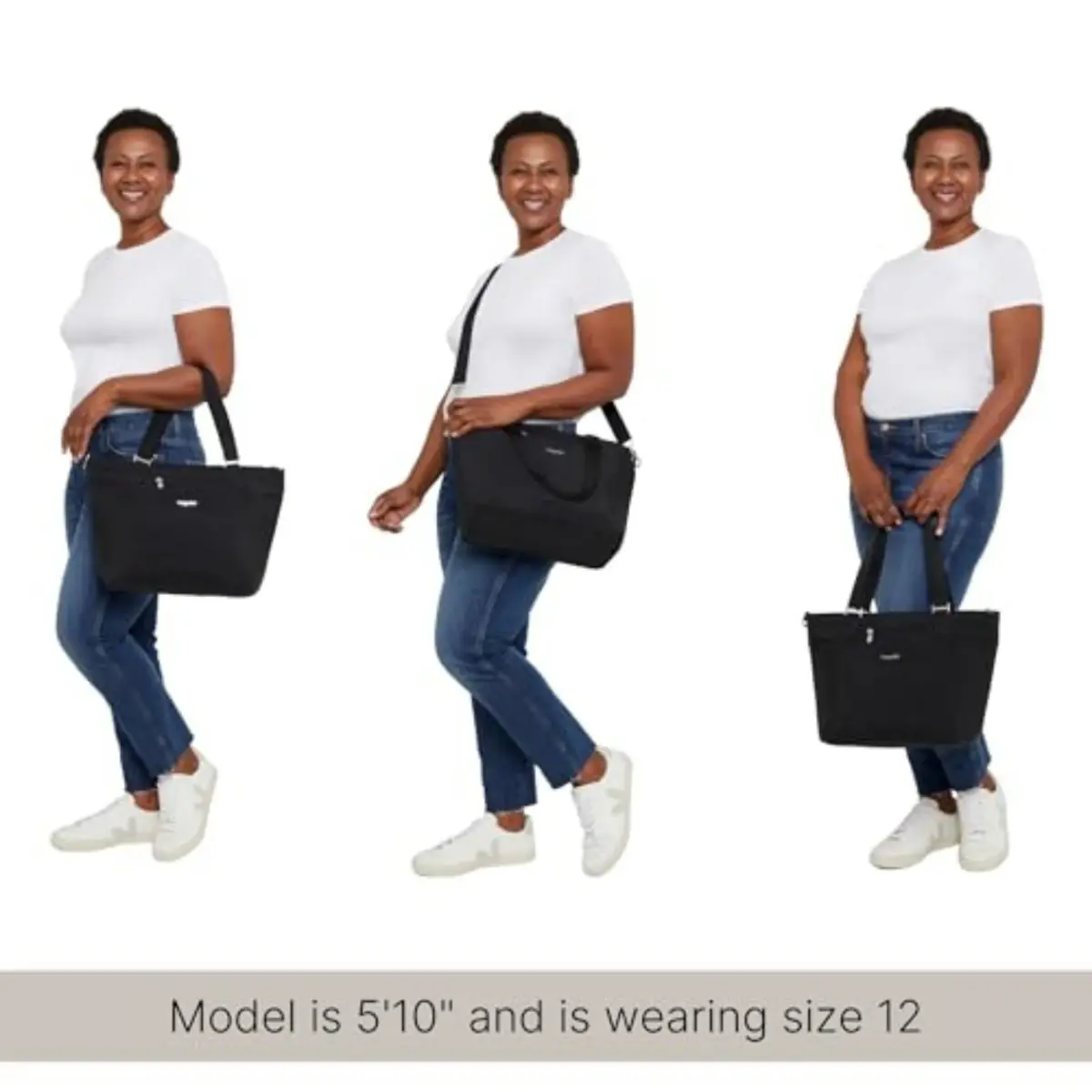 Baggallini Avenue Tote Bag 46cm (18") x 30.5cm (12") | Perfect Carry-On for Travel and Everyday Use - view 2