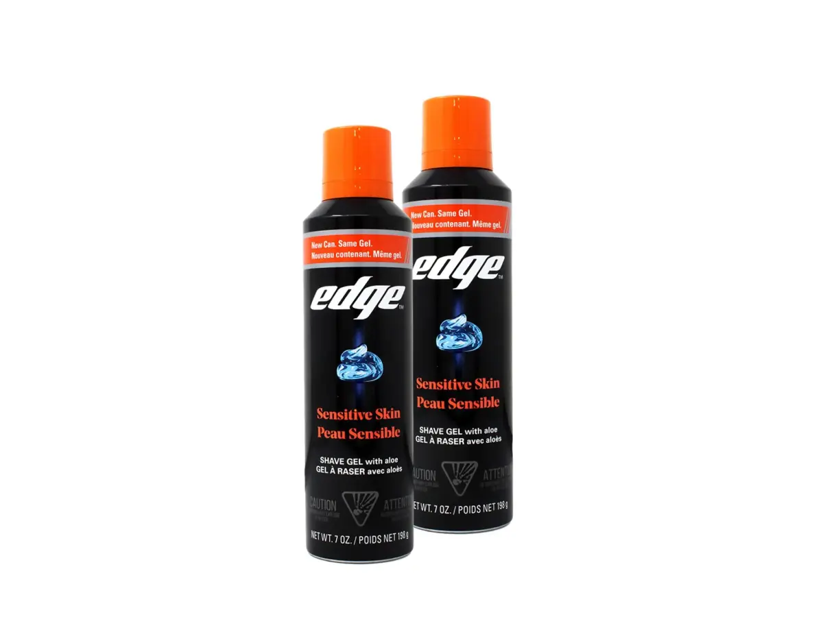 Edge Sensitive Skin Shave Gel - 414ml (14 Fl Oz) | Gentle Glide for Men - main product image