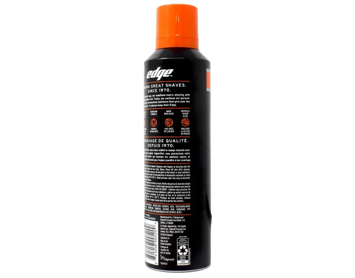 Edge Sensitive Skin Shave Gel - 414ml (14 Fl Oz) | Gentle Glide for Men - view 5