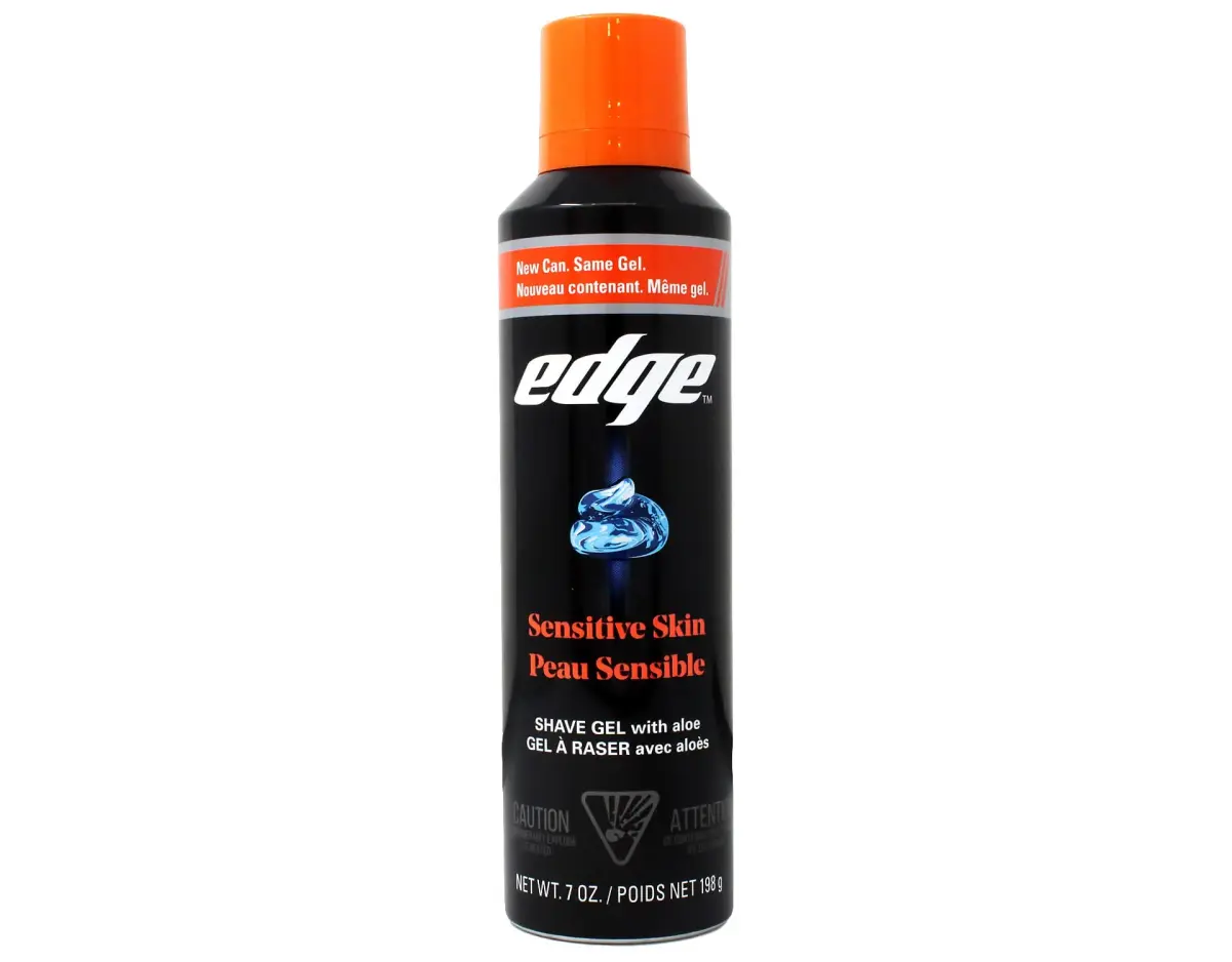 Edge Sensitive Skin Shave Gel - 414ml (14 Fl Oz) | Gentle Glide for Men - view 9