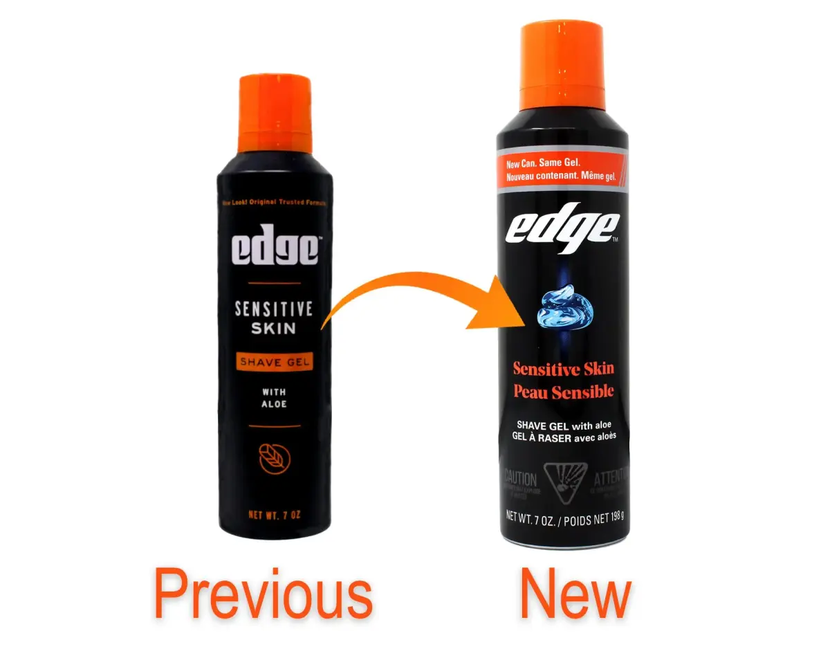 Edge Sensitive Skin Shave Gel - 414ml (14 Fl Oz) | Gentle Glide for Men - view 2