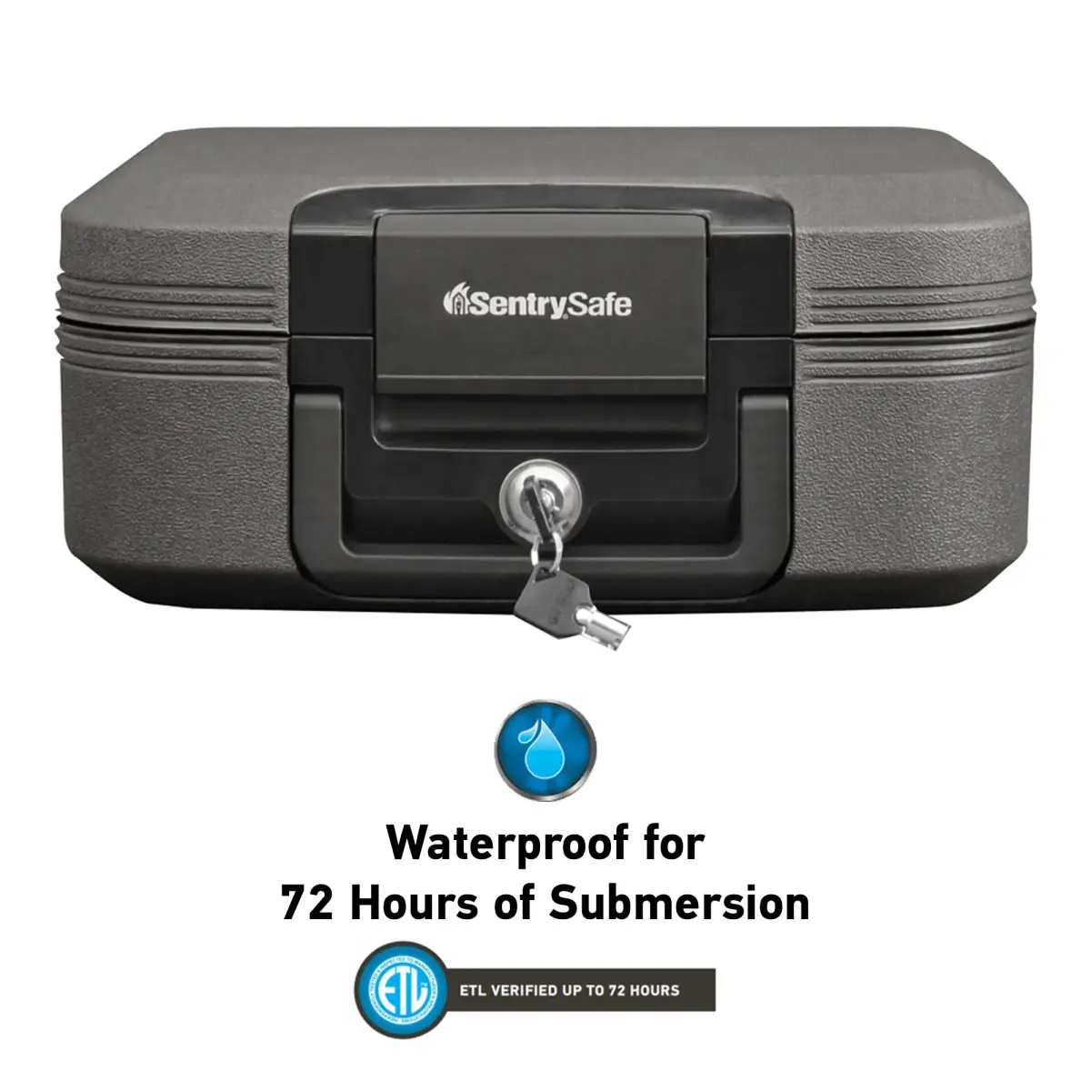 SentrySafe CFW20201 Fireproof & Waterproof Safe Chest 0.28 cu ft (7.9 L) | UL Classified 1-Hour Fire Protection - view 3