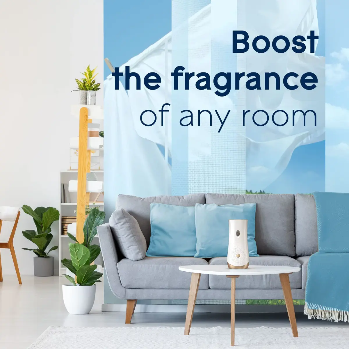 Glade Automatic Spray Air Freshener Refill Clean Linen 2 Count 185ml (6.2 Fl Oz) | Timed Fragrance Release - view 9
