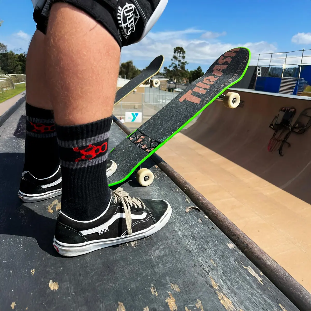 Triple Eight Icon Socks – Cotton Blend, Ribbed Sport Fit, Logo Detail | One Size Fits Most - view 2