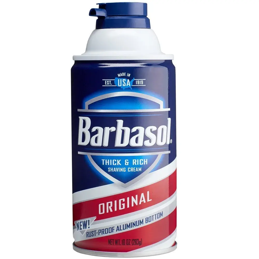 Barbasol Thick and Rich Shaving Cream, Original 10 oz (Pack of 2) | Classic Lather for Normal Skin - main product image