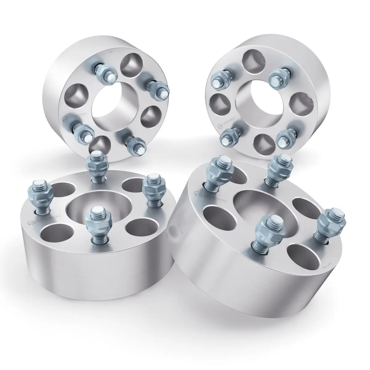 RockTrix 4pcs Wheel Spacers 1.5 Inch (38mm) Thick | 4x4" to 4x4" Bolt Pattern, 61.25mm Hub Bore - main product image