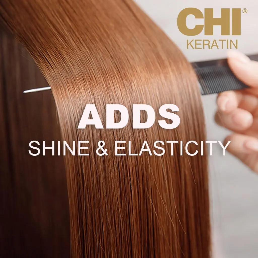 CHI Keratin Reconstructing Shampoo 12 Oz | Rebuild Damaged Hair, Sulfate & Paraben-Free - view 6