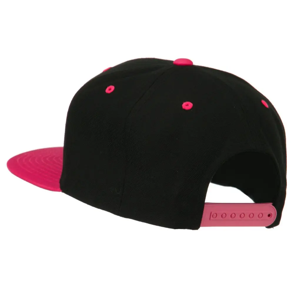 e4Hats.com 3D Clover Embroidered Snapback Cap | Adjustable Unisex Baseball Hat for All Seasons - view 3