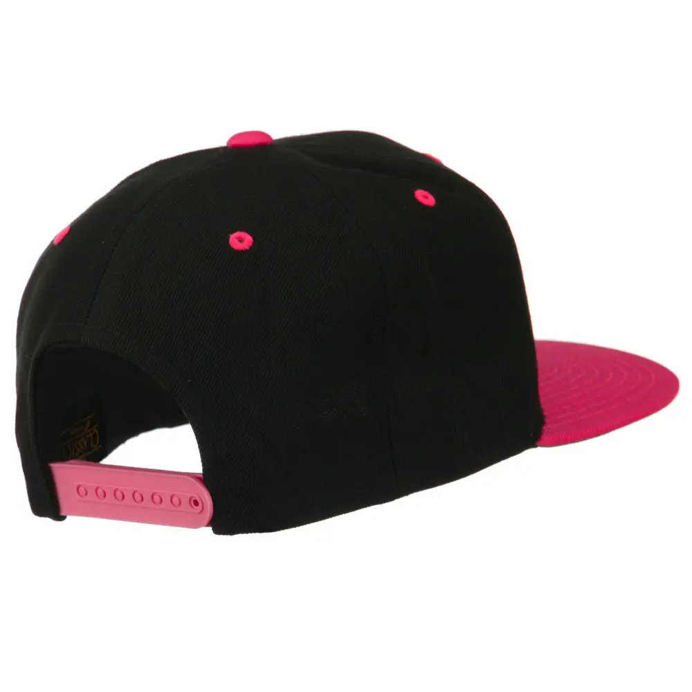 e4Hats.com 3D Clover Embroidered Snapback Cap | Adjustable Unisex Baseball Hat for All Seasons - view 4