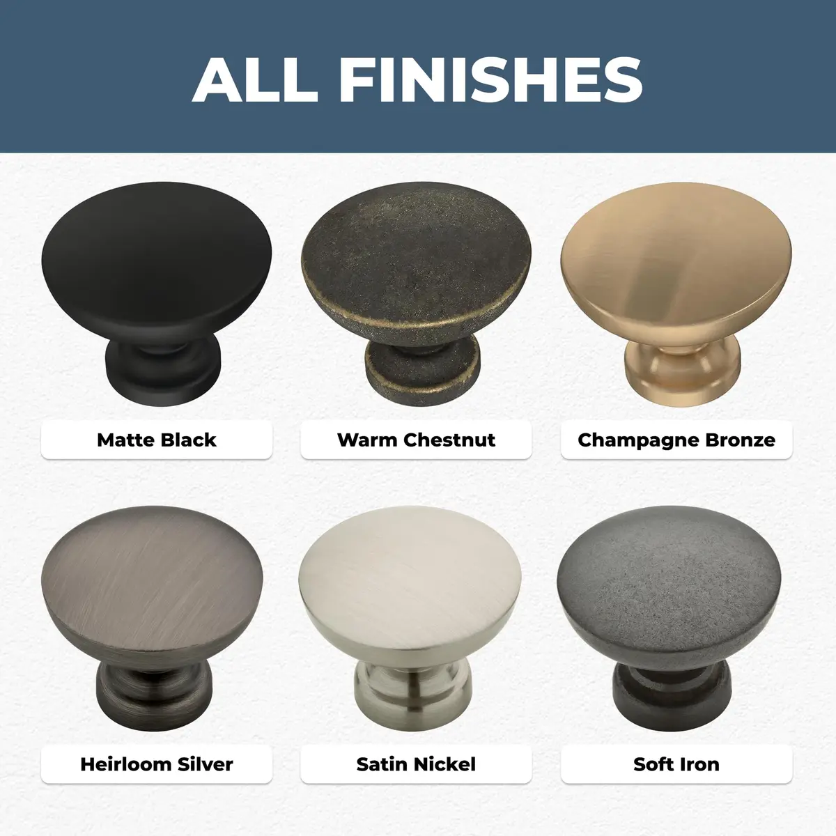 Franklin Brass Fulton Cabinet Knobs 1-3/16" Soft Iron Round | Classic Home Hardware - view 6