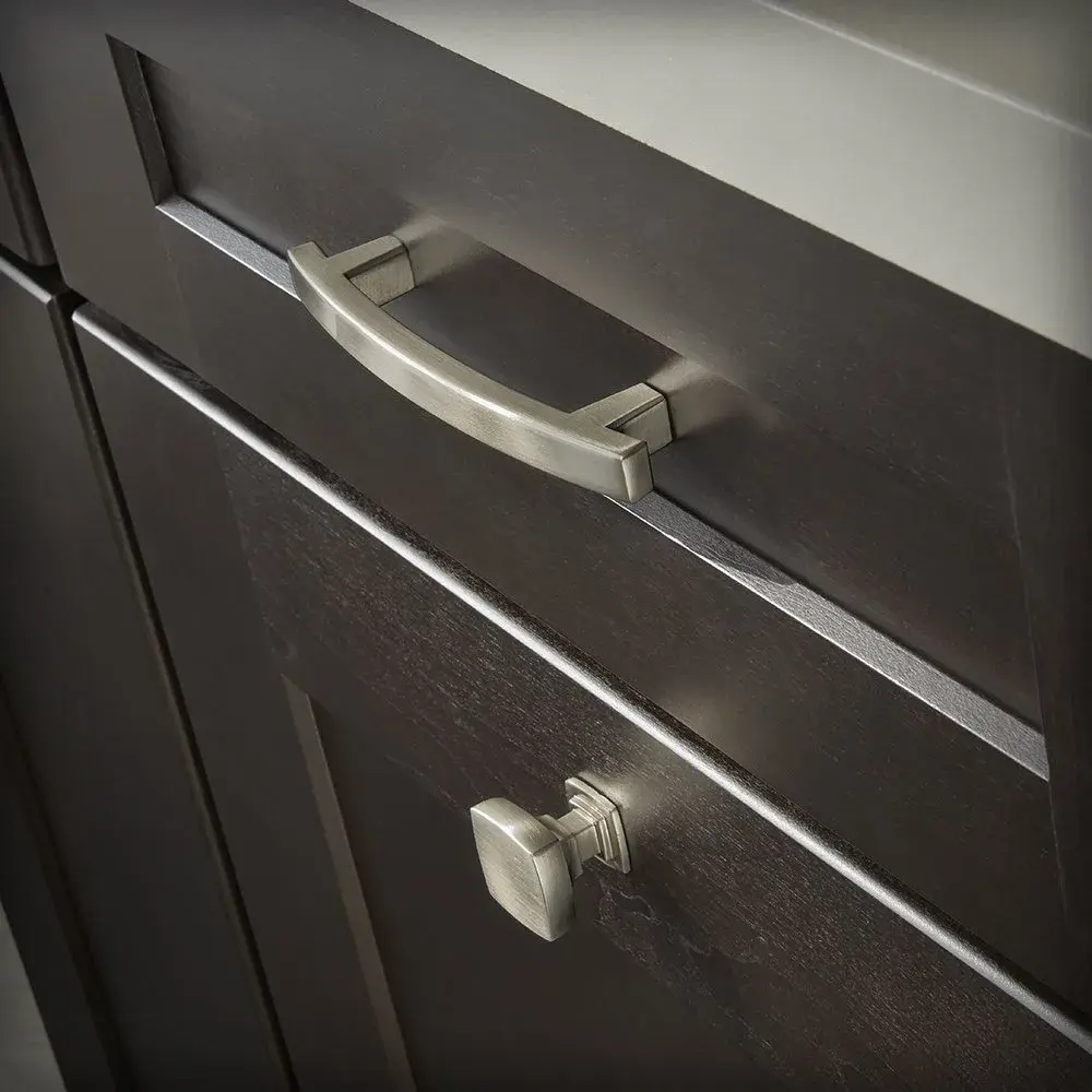 Franklin Brass Pierce Cabinet Handles - 4 Inch Hole Center, Brushed Nickel (10-Pack) - view 2