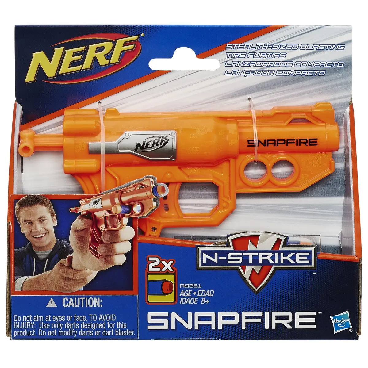 Nerf N-Strike SnapFire Blaster | Compact Foam Blaster with Dart Storage for Kids - view 2