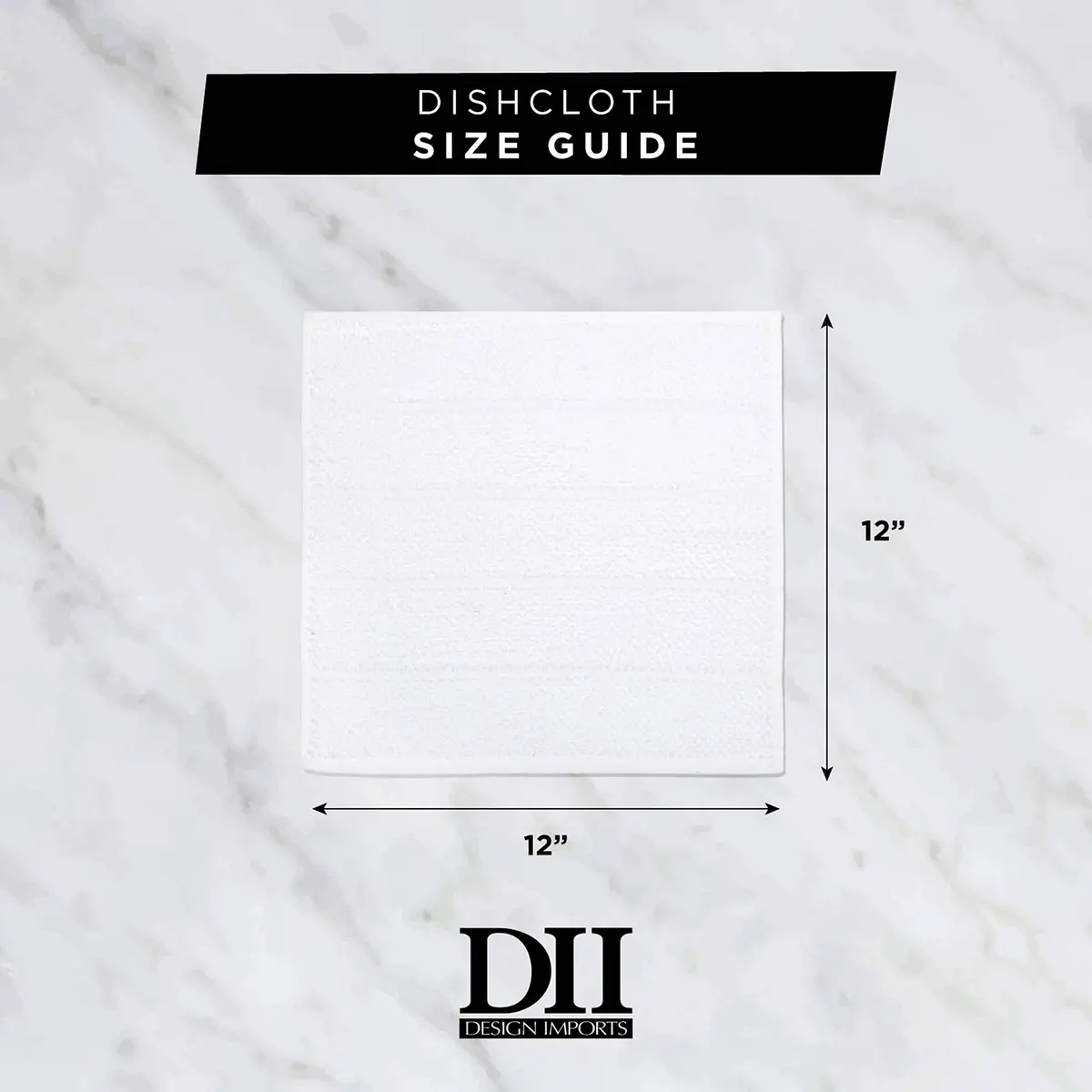 DII Microfiber Dishtowel Set 16x24 in Gray | Ultra Absorbent, Low Lint, 6 Piece - view 7
