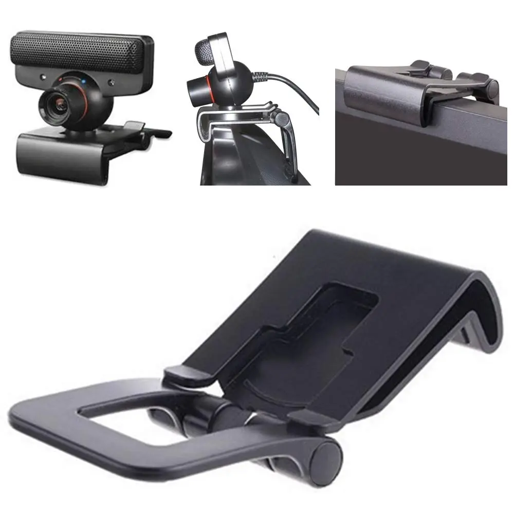 OSTENT Adjustable TV Clip Mount Holder Dock Stand for Sony PS3 Move Eye Camera | Secure, Adjustable, Compatible with PS3 - view 6