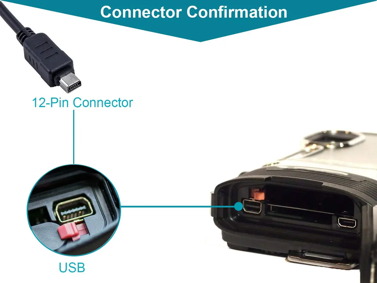 MaxLLTo USB Battery Charger +Data SYNC Cable for Olympus Camera Tough TG-610 TG-850 | Data Transfer & Backup - view 3
