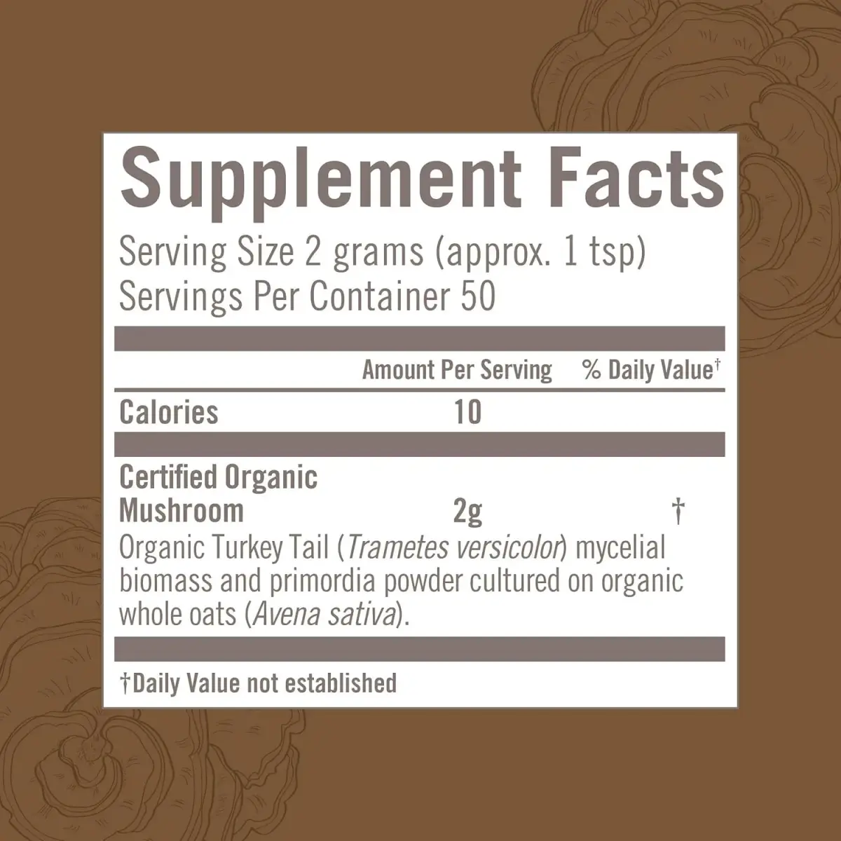 OM Mushroom Superfood Turkey Tail Organic Mushroom Powder 3.5 oz (99g) | Immune Support with Beta Glucans - view 5
