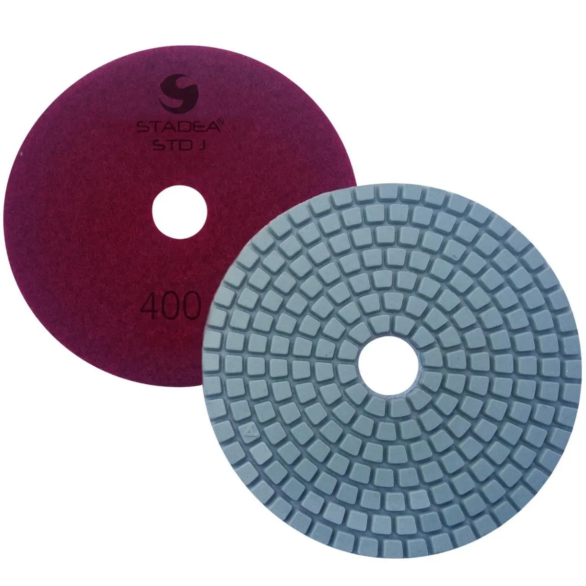 STADEA Diamond Granite Countertop Polishing Pads 4" Set of 9 | Wet/Dry Use on Marble, Stone, Glass - view 6