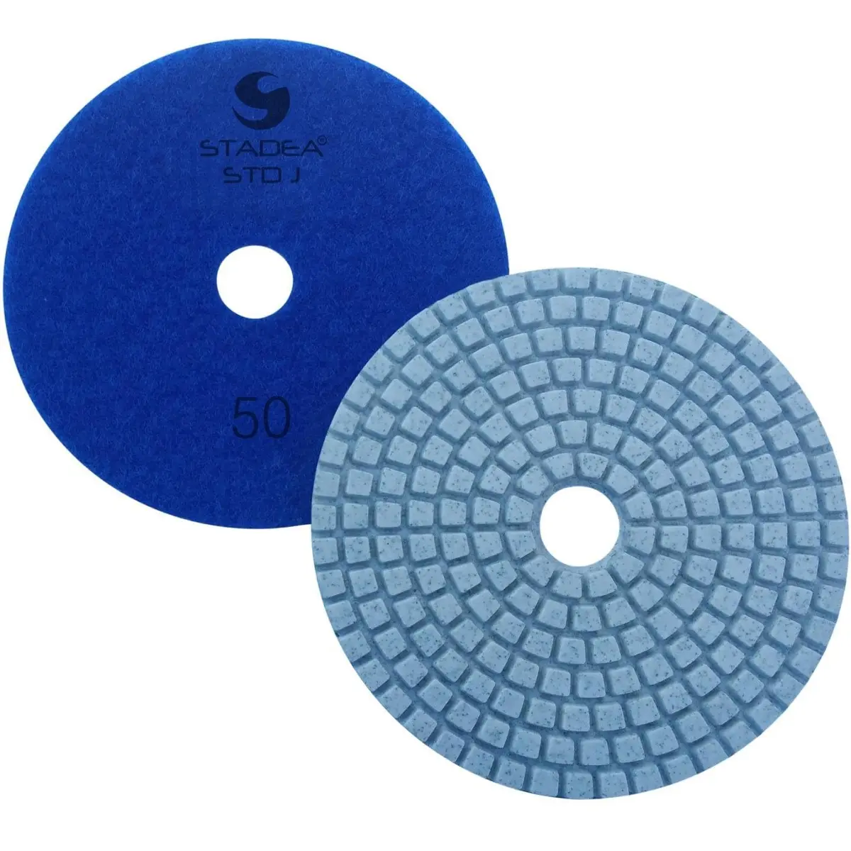 STADEA Diamond Granite Countertop Polishing Pads 4" Set of 9 | Wet/Dry Use on Marble, Stone, Glass - view 3