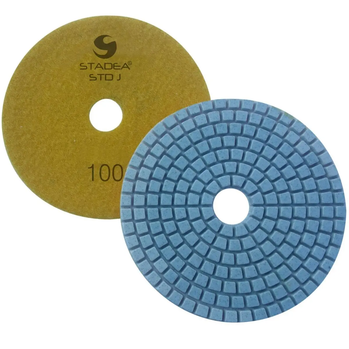 STADEA Diamond Granite Countertop Polishing Pads 4" Set of 9 | Wet/Dry Use on Marble, Stone, Glass - view 4