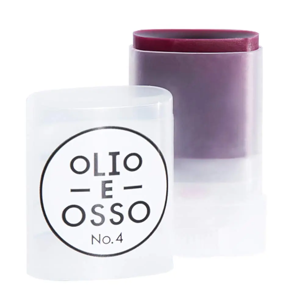 OLIO E OSSO Lip + Cheek Balm No. 4 Berry | Natural, Non-Toxic, Cruelty-Free (10 g) - main product image