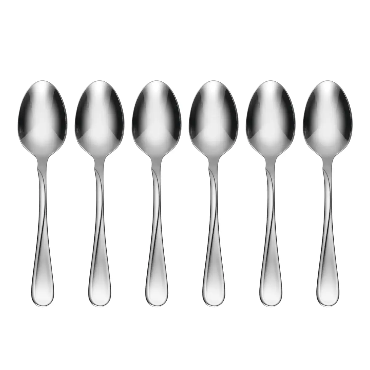 Oneida Flatware Flight Teaspoons 18/0 Silverware Set for 6 | 6-Piece - main product image