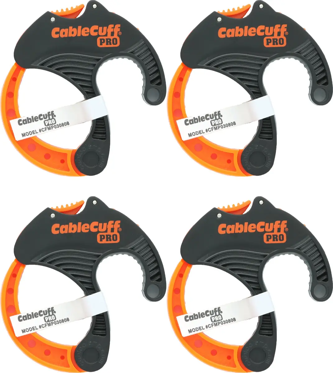 Cable Cuff PRO Adjustable Cable Ties 5 cm (2 Inch) Diameter | Reusable Cord Management for Electronics - main product image