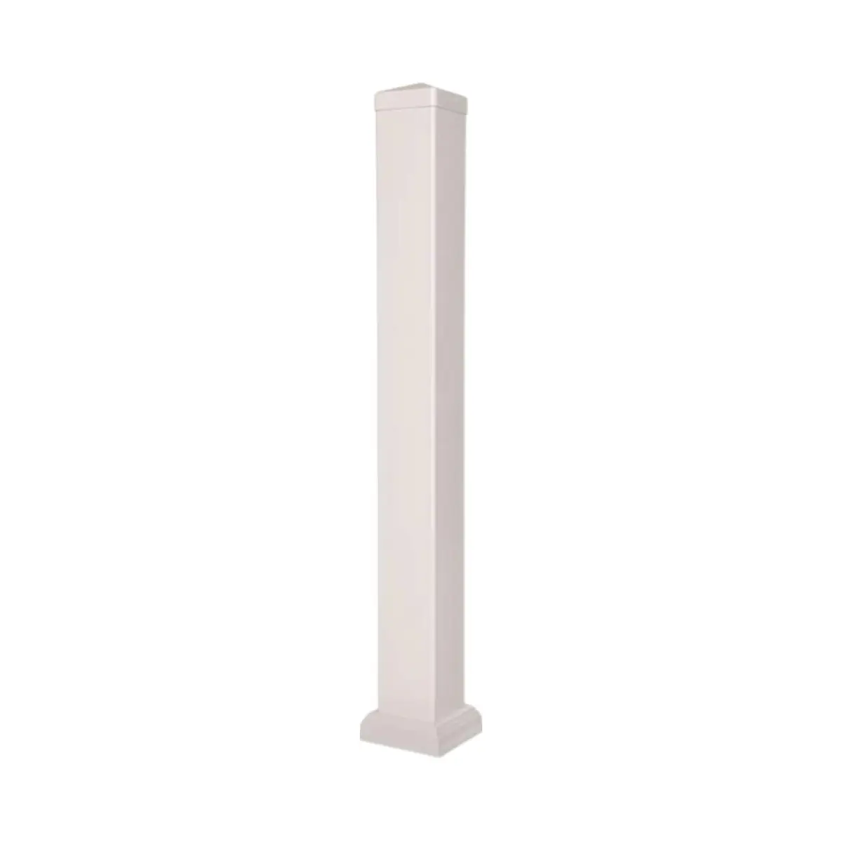Weatherables Vinyl Railing Posts, Vinyl Post Kit 4 in. x 4 in. x 39 in. (Tan) | Easy Install, Durable Vinyl - main product image