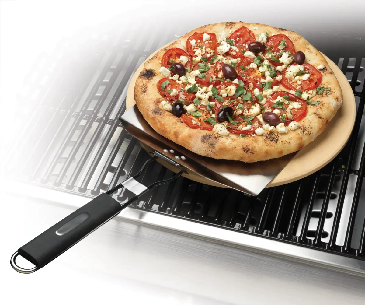 Cuisinart Alfrescamore Pizza Grilling Stone 33cm (13 inch) | Evenly Cooks Pizza on Any Grill - view 4