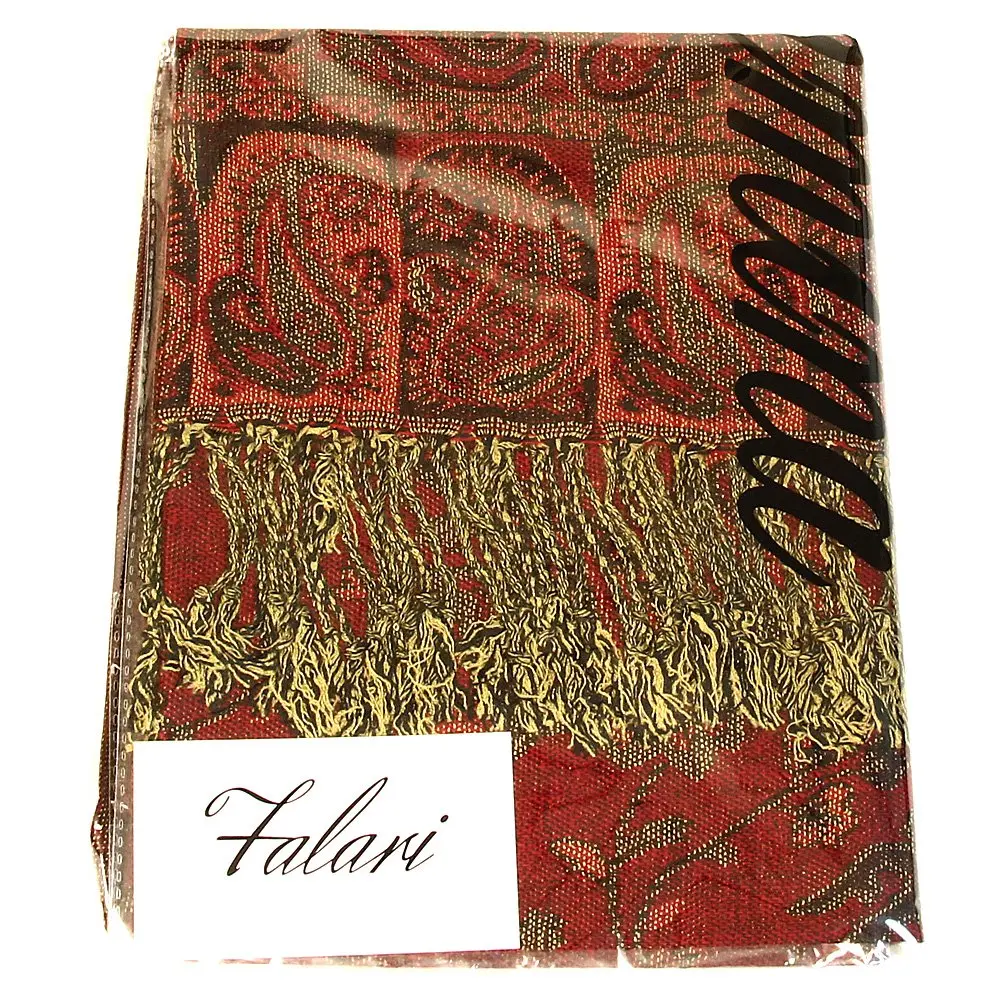 Falari Reversible Paisley Pashmina Shawl Wrap for Women | Elegant 80" x 27" Accessory - view 4