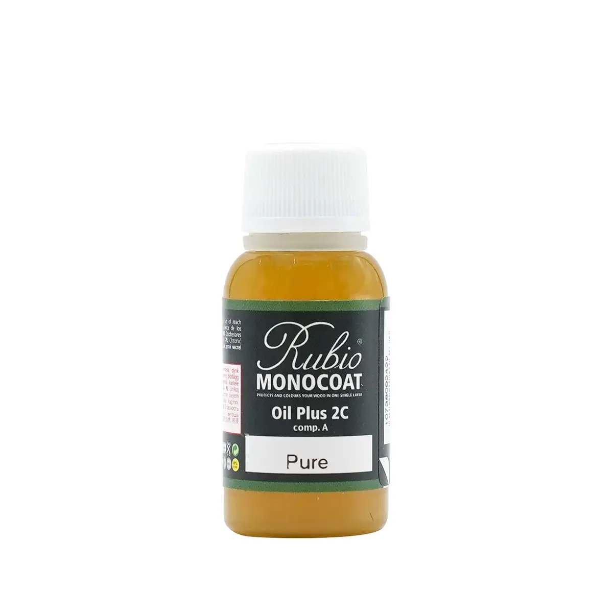 Rubio Monocoat Oil Plus Part A | Eco-Friendly Linseed Wood Oil for Indoor Use, 20 mL - main product image