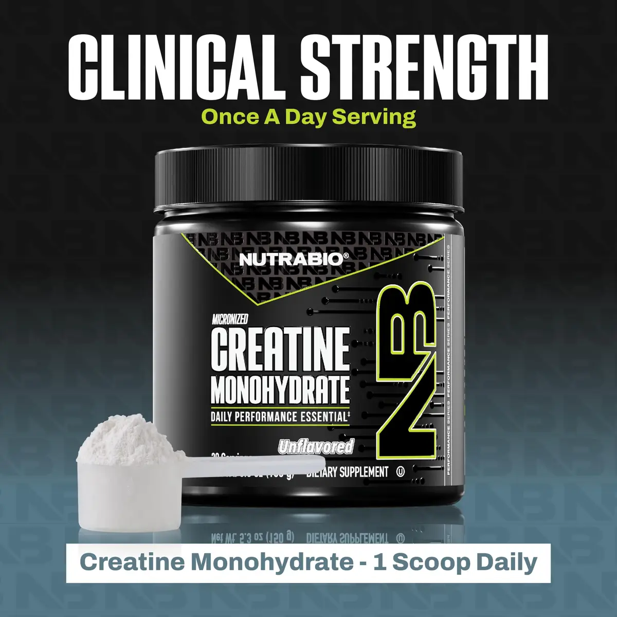 NutraBio Pure Micronized Creatine Monohydrate Powder Supplement, Unflavored (150 g) | Supports Muscle Energy & Recovery - view 9