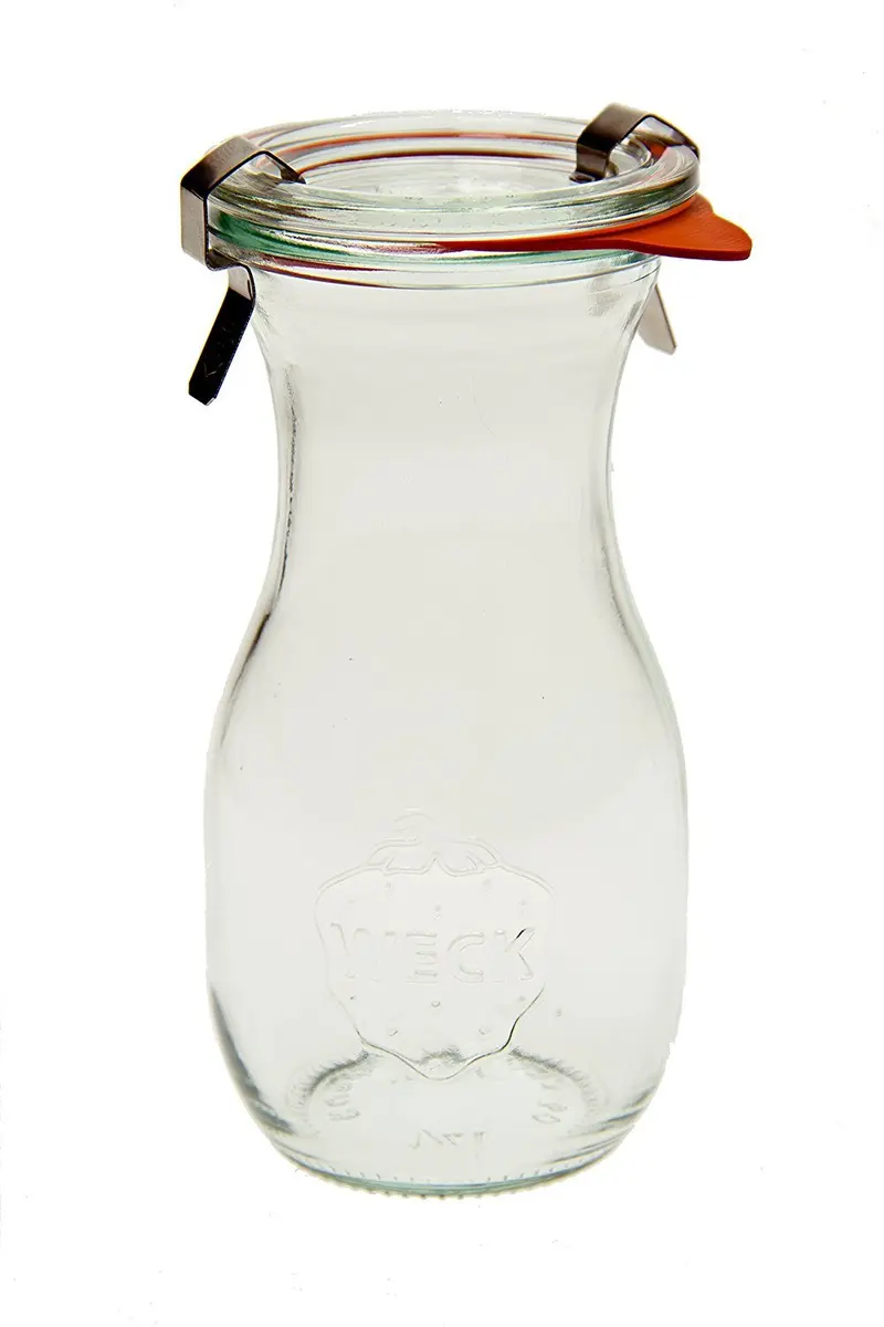 Weck 763 Juice Jar .25 Liter | Set of 6, Classic Glass Juice Storage - main product image