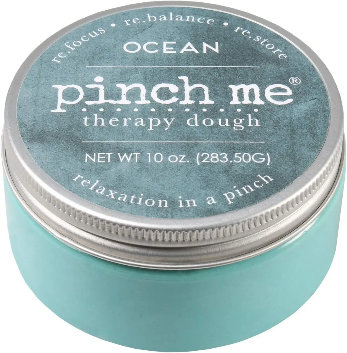 Pinch Me Therapy Dough - Holistic Aromatherapy Stress Relieving Putty - 10 Ounce Ocean Scent | Portable, Stress-Relief, Aromatherapy - main product image