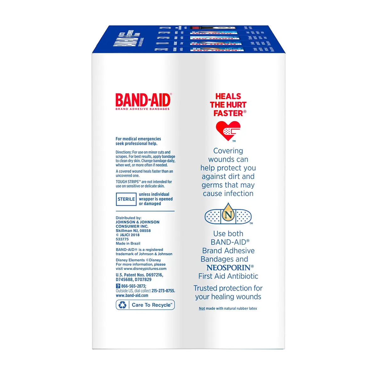 Band-Aid Adhesive Bandage Family Variety Pack 120 ct | Waterproof, Flexible & Disney Kids - view 7