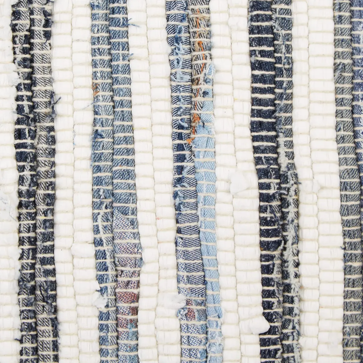 DII Chindi Home Collection Handwoven Multicolor Area Rag Rug, 0.61m x 0.91m | Trendy Cotton Rug for Home (70-120 chars) - view 3