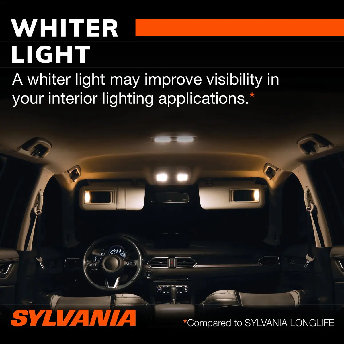 SYLVANIA SilverStar Mini Bulb 7443 | Whiter Light, Long-Lasting, 12V 24.98W - view 6