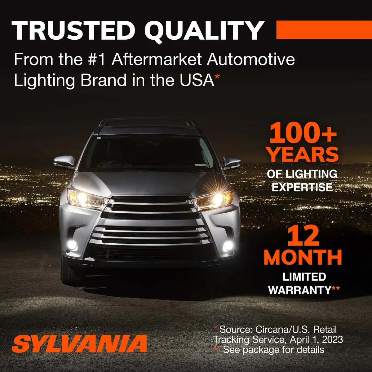 SYLVANIA SilverStar Mini Bulb 7443 | Whiter Light, Long-Lasting, 12V 24.98W - view 7