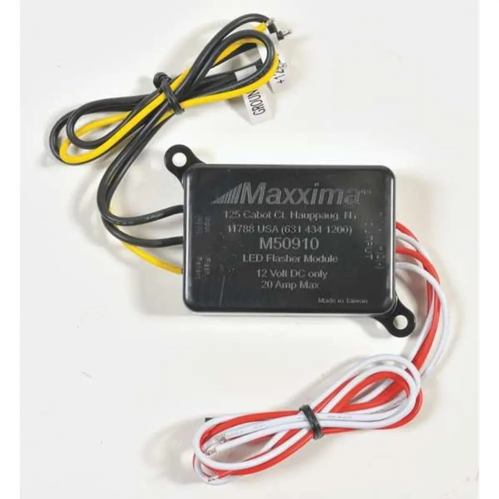 Maxxima M50910 LED Flasher Module with 16 Selectable Flash Patterns | 12V, White, Modern - view 2