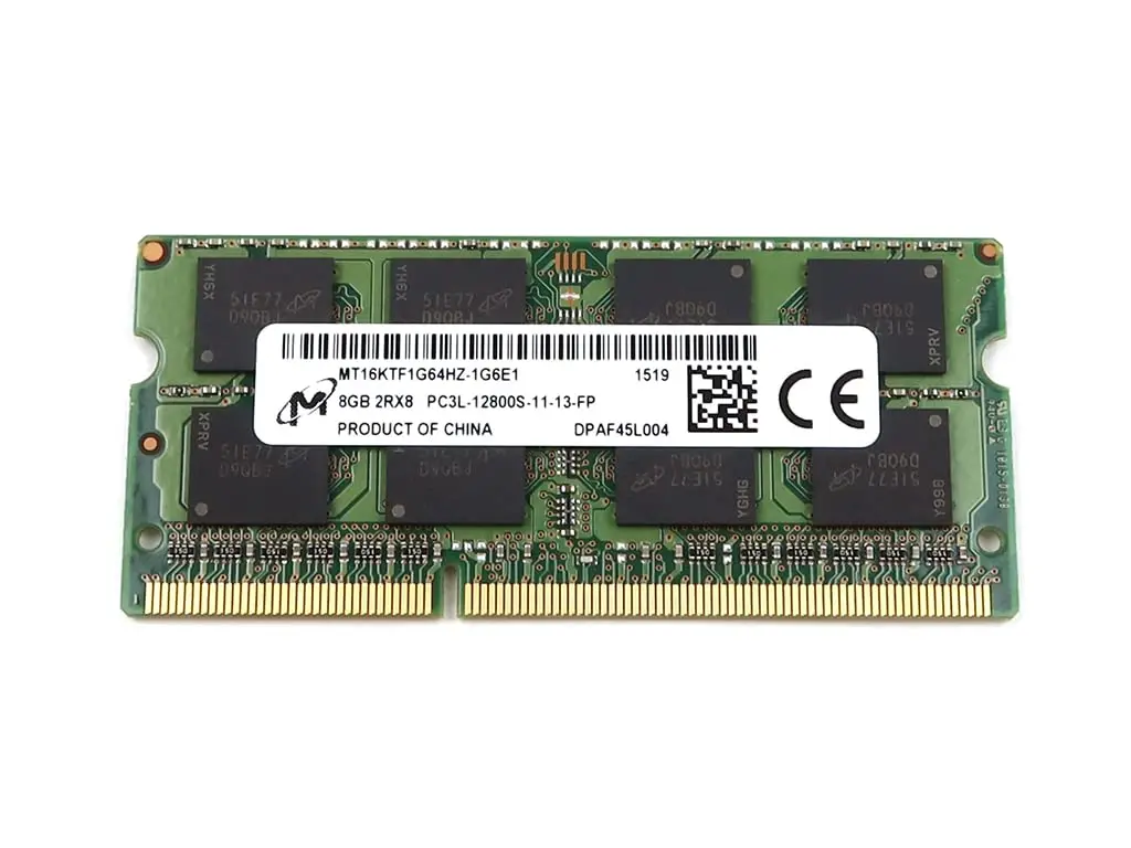 Micron 8GB DDR3 1600 MHz PC3-12800 SODIMM Laptop RAM 1.35V | 8GB Memory for Laptop - main product image