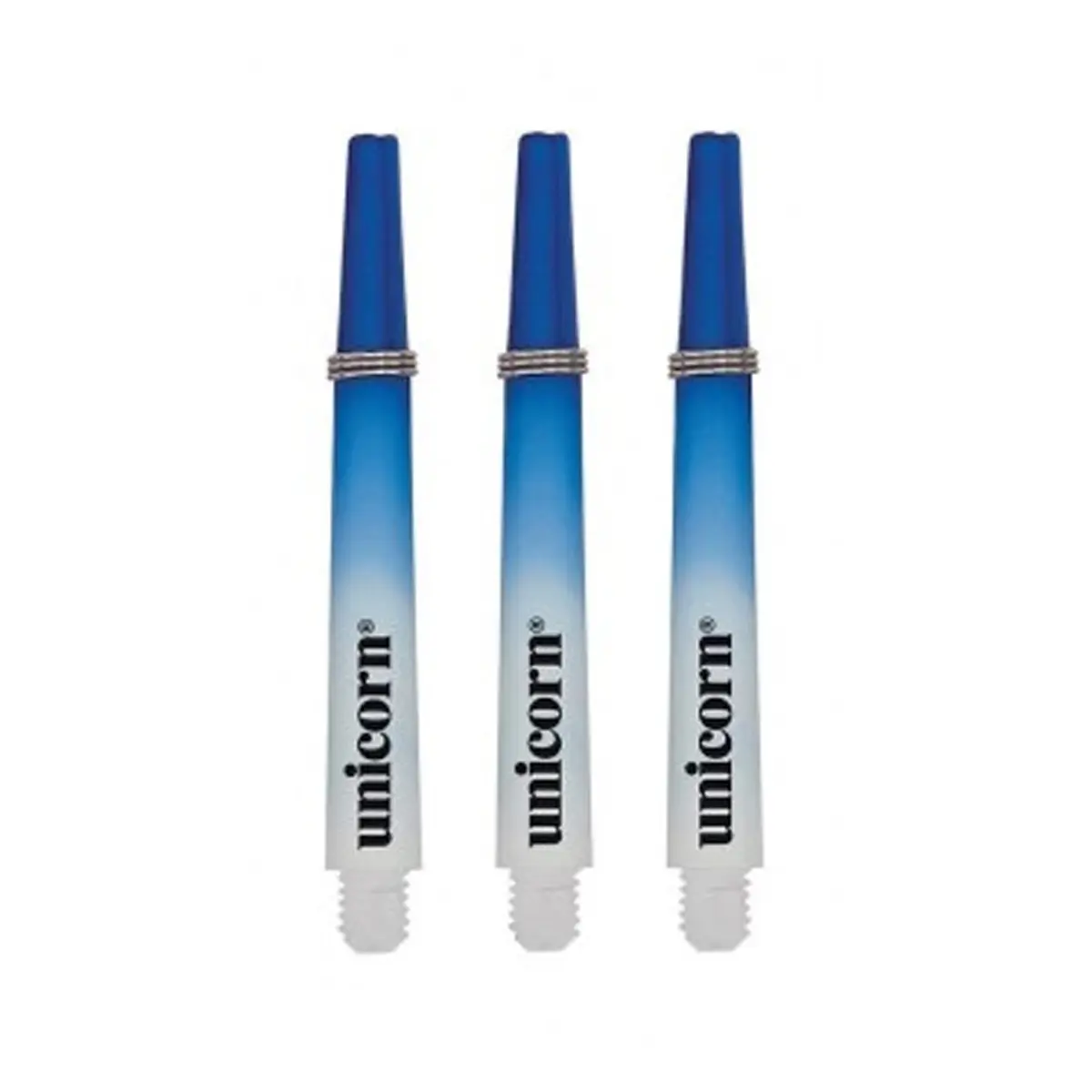 Unicorn Dart Shafts | Gripper 3 Two-Tone Nylon | Blue & White | Medium 44.2 mm - view 3